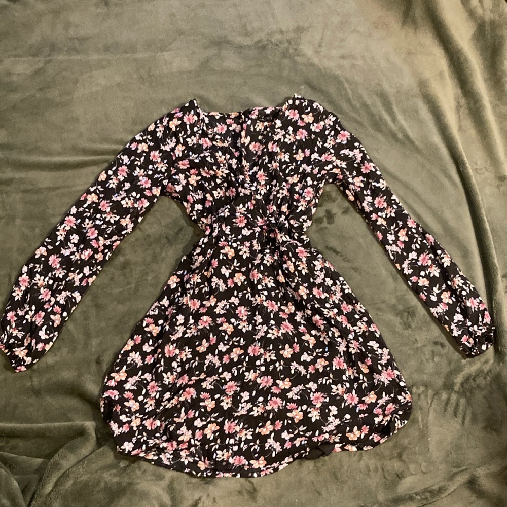 Floral Long Sleeve Dress